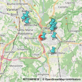 Mappa Via Trento, 21046 Malnate VA, Italia (1.7425)