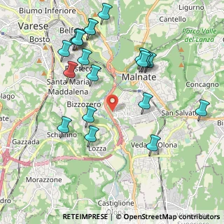 Mappa Via Trento, 21046 Malnate VA, Italia (2.2175)