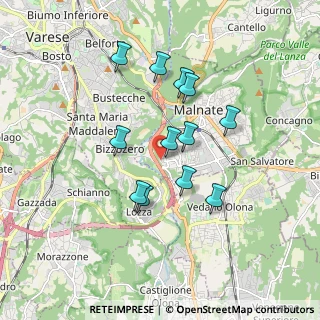 Mappa Via Trento, 21046 Malnate VA, Italia (1.49833)