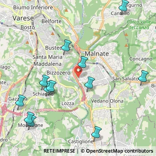 Mappa Via Trento, 21046 Malnate VA, Italia (2.62333)