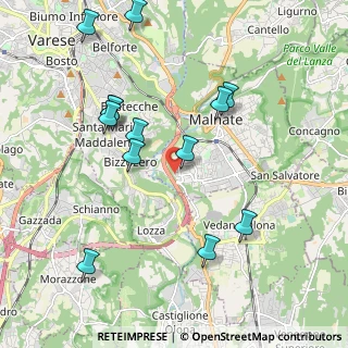 Mappa Via Trento, 21046 Malnate VA, Italia (2.12846)