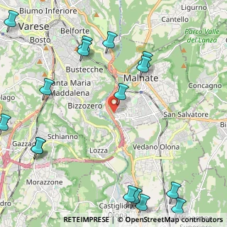 Mappa Via Trento, 21046 Malnate VA, Italia (3.0975)