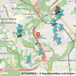 Mappa Via Trento, 21046 Malnate VA, Italia (1.3045)