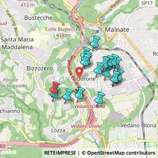 Mappa Via Trento, 21046 Malnate VA, Italia (0.7155)