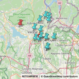 Mappa Via Trento, 21046 Malnate VA, Italia (5.09867)