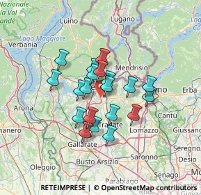 Mappa Via Trento, 21046 Malnate VA, Italia (9.747)