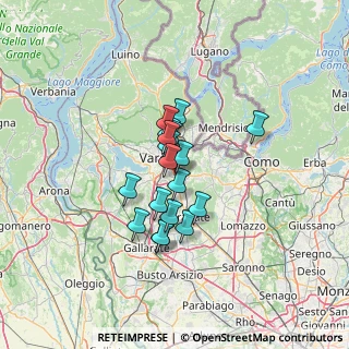 Mappa Via Trento, 21046 Malnate VA, Italia (9.015)