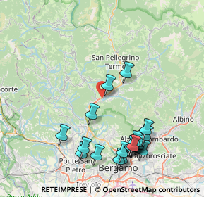 Mappa ZONA INDUSTRIALE, 24019 Zogno BG, Italia (8.993)