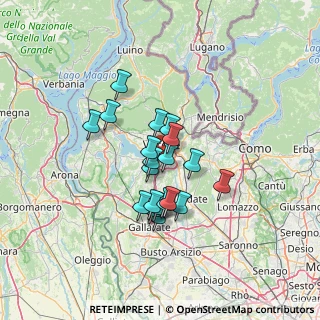 Mappa Via G. Ripamonti, 21100 Varese VA, Italia (10.179)