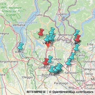 Mappa Via G. Ripamonti, 21100 Varese VA, Italia (15.788)