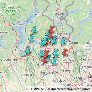 Mappa Via G. Ripamonti, 21100 Varese VA, Italia (9.8015)