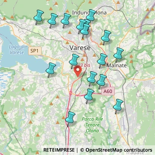 Mappa Via G. Ripamonti, 21100 Varese VA, Italia (4.32353)