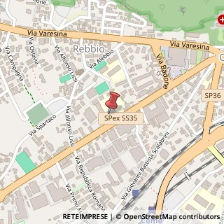 Mappa Via Pasquale Paoli, 28, 22100 Como, Como (Lombardia)