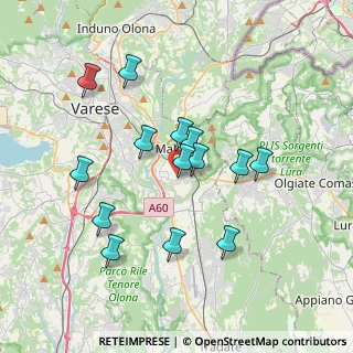 Mappa Via Morandi, 21046 Malnate VA, Italia (3.31643)