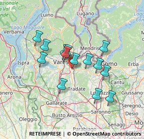 Mappa Via Morandi, 21046 Malnate VA, Italia (11.275)