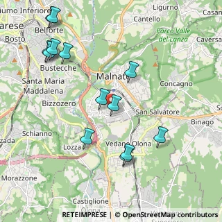 Mappa Via Morandi, 21046 Malnate VA, Italia (2.32154)