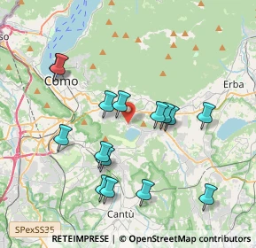 Mappa Via Cà Franca, 22030 Montorfano CO, Italia (3.74933)