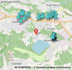 Mappa Via Cà Franca, 22030 Montorfano CO, Italia (1.016)