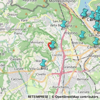 Mappa , 22070 Montano Lucino CO, Italia (3.62733)