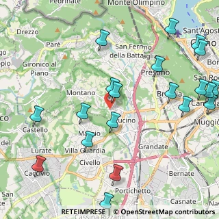 Mappa , 22070 Montano Lucino CO, Italia (2.736)