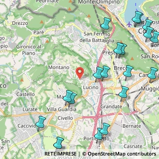 Mappa , 22070 Montano Lucino CO, Italia (3.053)