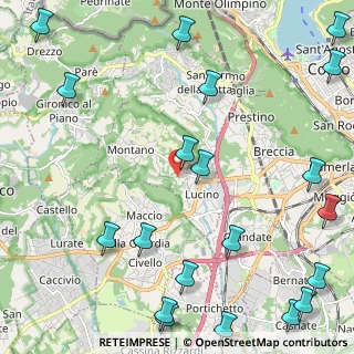 Mappa , 22070 Montano Lucino CO, Italia (3.2445)