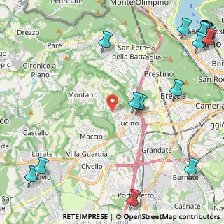 Mappa , 22070 Montano Lucino CO, Italia (3.63)