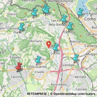 Mappa , 22070 Montano Lucino CO, Italia (2.68667)