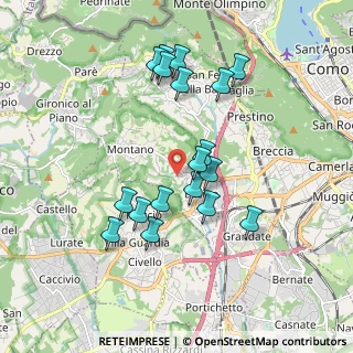 Mappa , 22070 Montano Lucino CO, Italia (1.715)