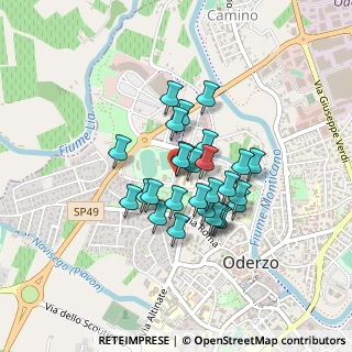 Mappa Via Stadio, 31046 Oderzo TV, Italia (0.30889)