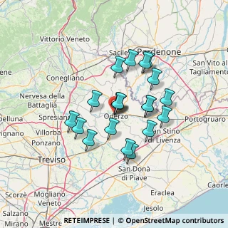 Mappa Via Stadio, 31046 Oderzo TV, Italia (10.8555)