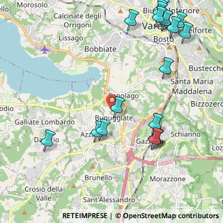 Mappa Via Giacomo Matteotti, 21020 Buguggiate VA, Italia (2.79421)