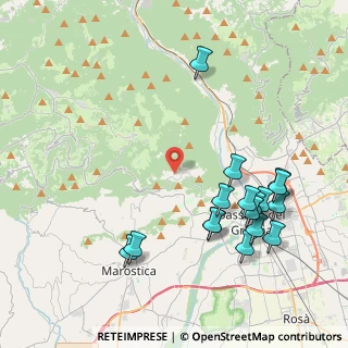 Mappa Via Colle Alto, 36061 Bassano del Grappa VI, Italia (4.59294)
