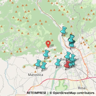 Mappa Via Colle Alto, 36061 Bassano del Grappa VI, Italia (4.14)