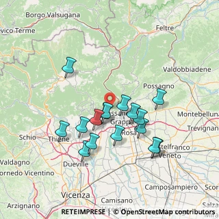 Mappa Via Colle Alto, 36061 Bassano del Grappa VI, Italia (12.71938)