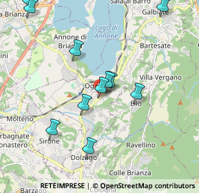 Mappa Via Papa Giovanni XXIII, 23848 Oggiono LC, Italia (2.01182)