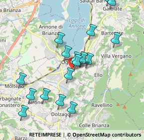 Mappa Via Papa Giovanni XXIII, 23848 Oggiono LC, Italia (1.87556)