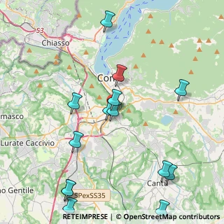 Mappa Via Filippo Turati, 22072 Como CO, Italia (4.94857)