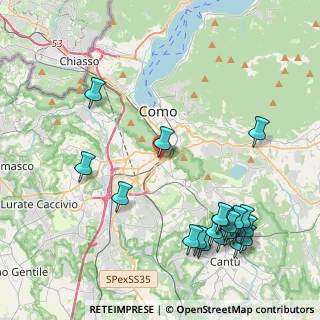 Mappa Via Filippo Turati, 22072 Como CO, Italia (5.205)