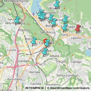 Mappa Via Filippo Turati, 22072 Como CO, Italia (2.18)