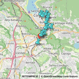 Mappa Via Filippo Turati, 22072 Como CO, Italia (1.44857)