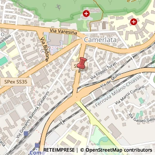 Mappa Via Canturina, 55, 22100 Como, Como (Lombardia)
