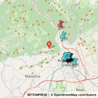 Mappa Contrà Chiesa Valrovina, 36061 Bassano del Grappa VI, Italia (3.86)