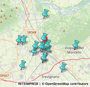 Mappa Via Galeazze, 31044 Montebelluna TV, Italia (3.22733)