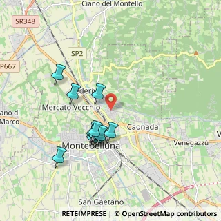 Mappa Via Galeazze, 31044 Montebelluna TV, Italia (1.64545)