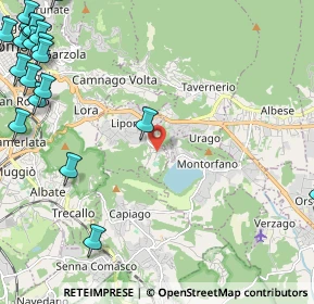 Mappa Via Antonio Gramsci, 22030 Lipomo CO, Italia (3.56684)