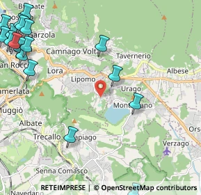 Mappa Via Antonio Gramsci, 22030 Lipomo CO, Italia (3.29667)