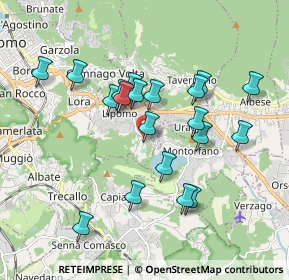 Mappa Via Antonio Gramsci, 22030 Lipomo CO, Italia (1.6915)