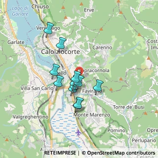 Mappa Via Filande, 23801 Calolziocorte LC, Italia (1.35333)