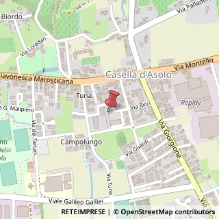 Mappa Via Jacopo Da Ponte, 24/A, 31011 Asolo, Treviso (Veneto)